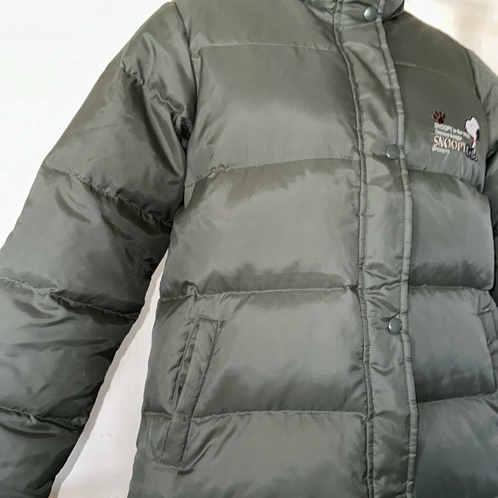 UFS Inc. Peanuts Snoopy *RARE* Women’s Embroidered Down Puffer Coat - Picture 7 of 16